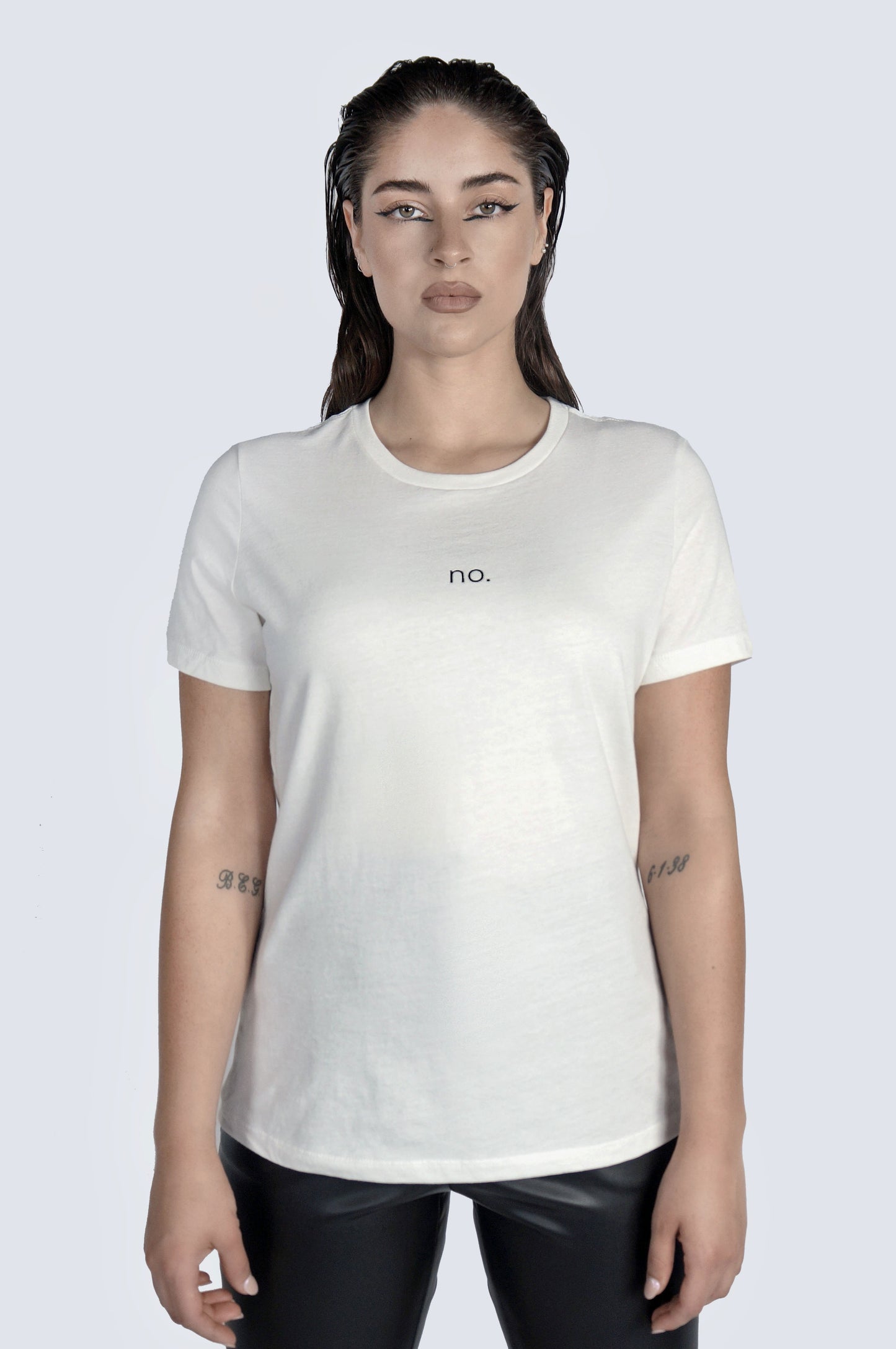 The No T-shirt in Off White