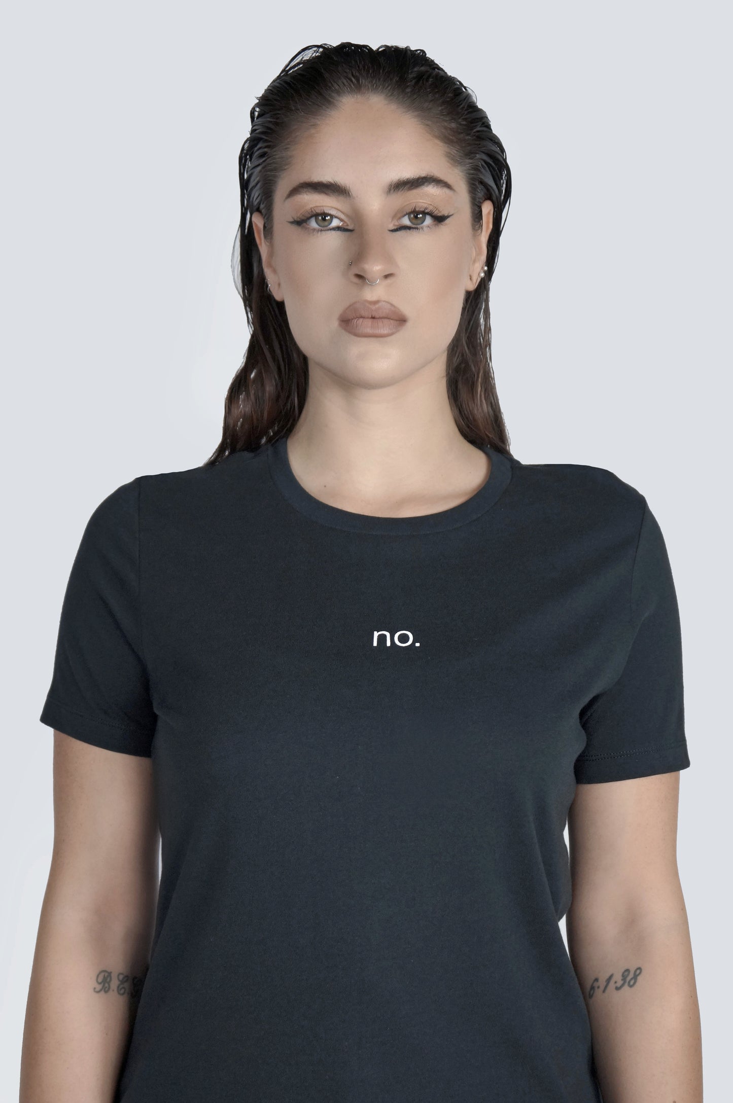 The No T-shirt in Black