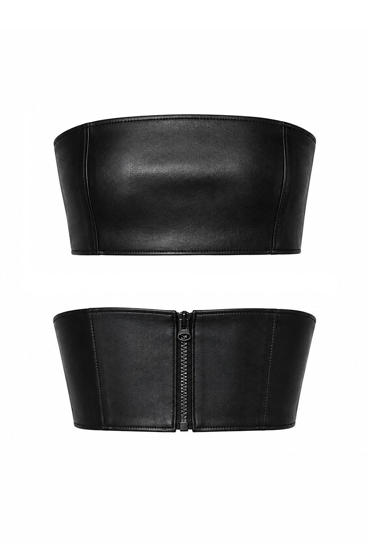 The Leather Bandeau