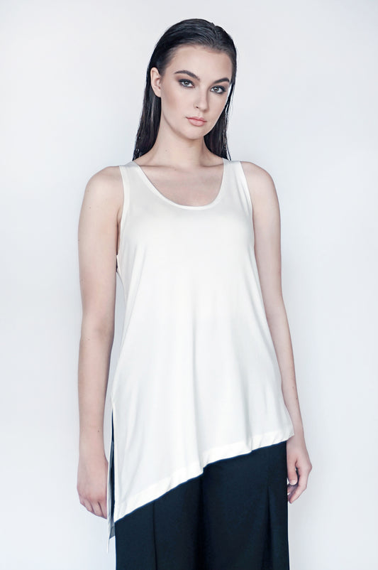 The Asymmetric Tank in White