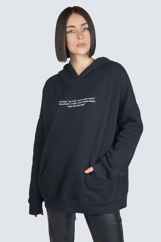 The Train Wreck Oversized Hoodie